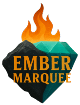 Ember Marquee logo | Pop-Up Magic. Year-Round Wonder.